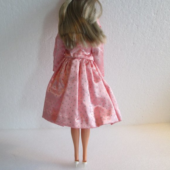 MINT VINTAGE BARBIE SPARKLING PINK EVENING WEAR SET - Picture 15 of 16